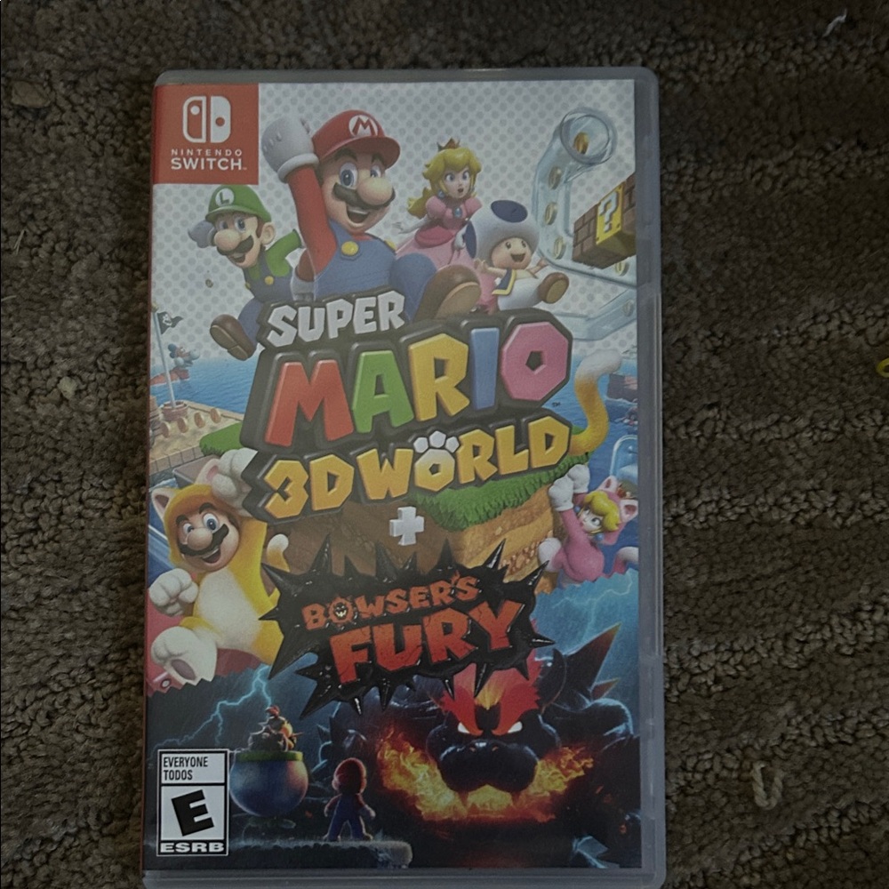 Nintendo Switch Super Mario 3D World + Bowser's Fury - Red and Blue